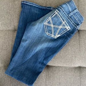 Dark wash ariat jeans bootcut